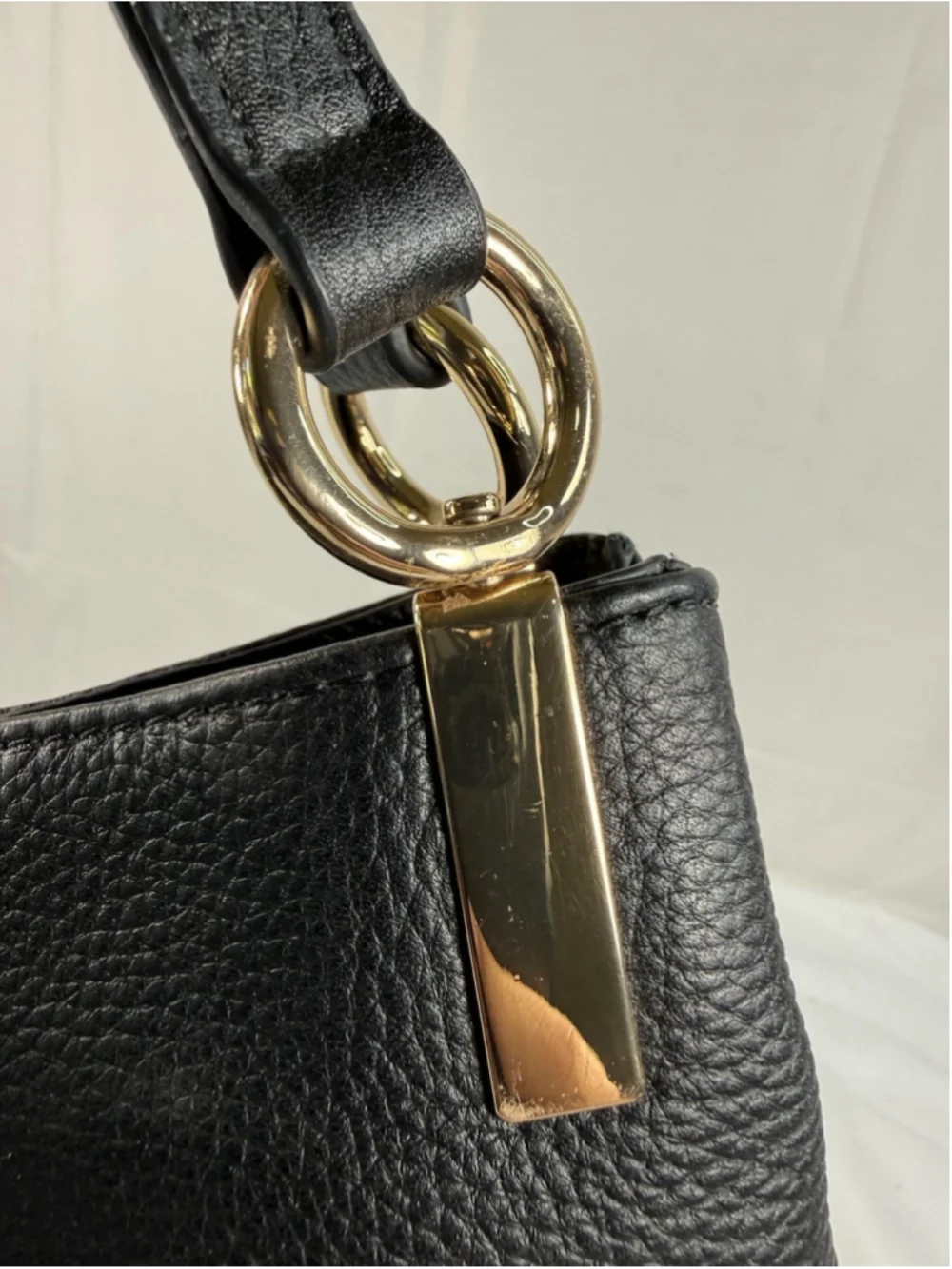 Vince Camuto Rhys black Tote Shoulder Bag hobo-style new